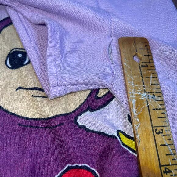 Vintage Teletubbies Ragdoll graphic purple ruffled girls nightgown *flawed - Picture 6 of 9